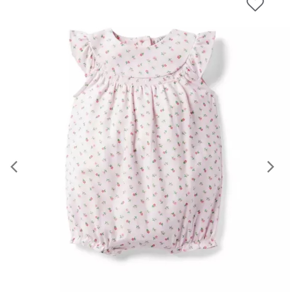 Janie and Jack Baby Ditsy Floral Romper